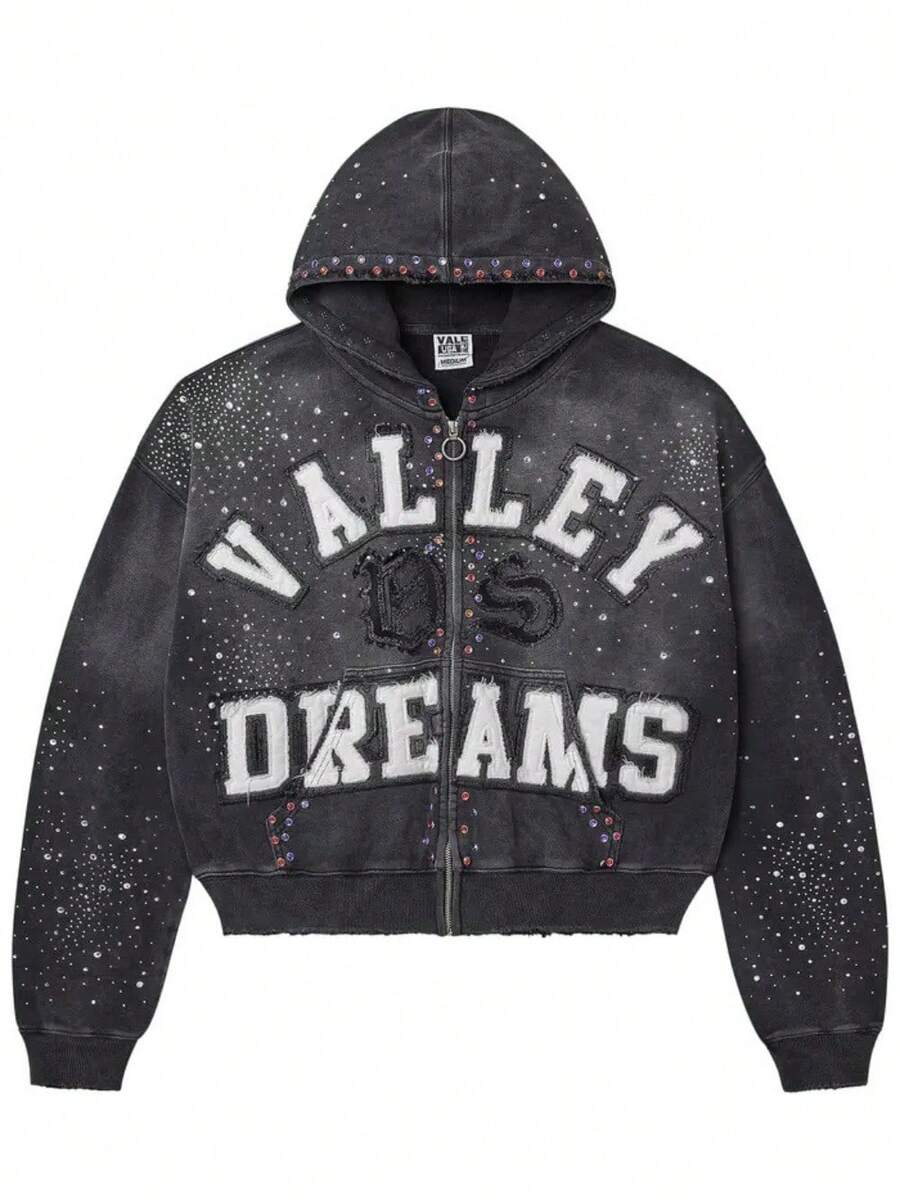 2026 Primavera Y Otoño Versión Europea Y Americana Sudadera Con Capucha Juvenil De Gran Tamaño Sudadera Casual Con Cremallera - KTT007 - Ver 1