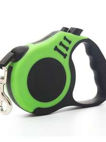 5米可伸缩狗绳，适合小型和大型犬，带旋转牵引绳，红色 - 紅色 - 查看 4