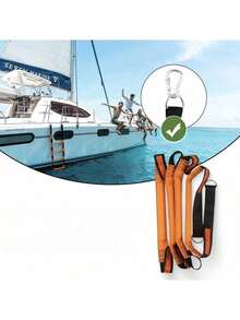 Boat Rope Ladder, Easy Boarding, Inflatable Boat Boarding Soft Ladder, Foldable Hanging Ladder For Yacht, Dinghy, Inflatable Boat, Available In Multiple Colors And Sizes - Multicolor - View 6