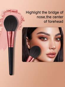 35PCS Makeup Tools Set Including:32PCS Makeup Brush Set+3PCS Triangle Powder Puffs - Multicolor - View 6