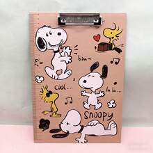 SNOOPY 这款2026新款史努比A4板夹，采用清新可爱的优质卡通图案，坚固耐用，方便书写、整理试卷和文件。 - 彩色 - 查看 4