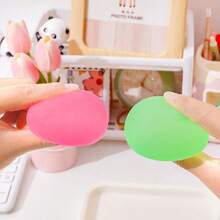 1pc Squishy Stress Relief Transparent Frosted Maltose Squeeze Toy, Soft Maltose Syrup Stress Ball, Soft Texture Slow Rebound, Comfortable Hand Feel, Soft Squeeze Ball, Stress Relief Soft Rubber Squeeze Ball, Relieve Stress, Fingertip Stress Relief Squeeze Ball, Handmade Soft Rubber Squeeze Toy, Effectively Relieve Stress And Anxiety, Suitable For Adults Office Workers Stress Relief Tool, Daily Essential, Holiday Gift (Random Color) - Multicolor - View 9