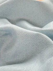 3件套（1件床裙，2件枕套）蓝色床裙，粉色蓝色大花朵印花设计，带荷叶边，全覆盖防尘罩，裙摆下摆，三件套褶皱床裙，含2个枕套床上用品套装 - 詩情畫意藍 - 查看 11