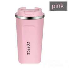 1 cốc cà phê di động bằng thép không gỉ 380ml, có thể tái sử dụng, giữ nhiệt chân không, bình nước nóng/lạnh chống rò rỉ dùng cho văn phòng. - Nhiều màu - Xem 9