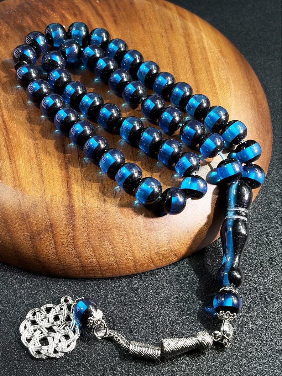 1 chuỗi hạt cầu nguyện Hồi giáo trang nhã và bền chắc, chuỗi hạt Dhikr cầm tay độc quyền dành cho người Hồi giáo, vòng tay cầu nguyện kín đáo và trang nhã. - Nhiều màu - Xem 1