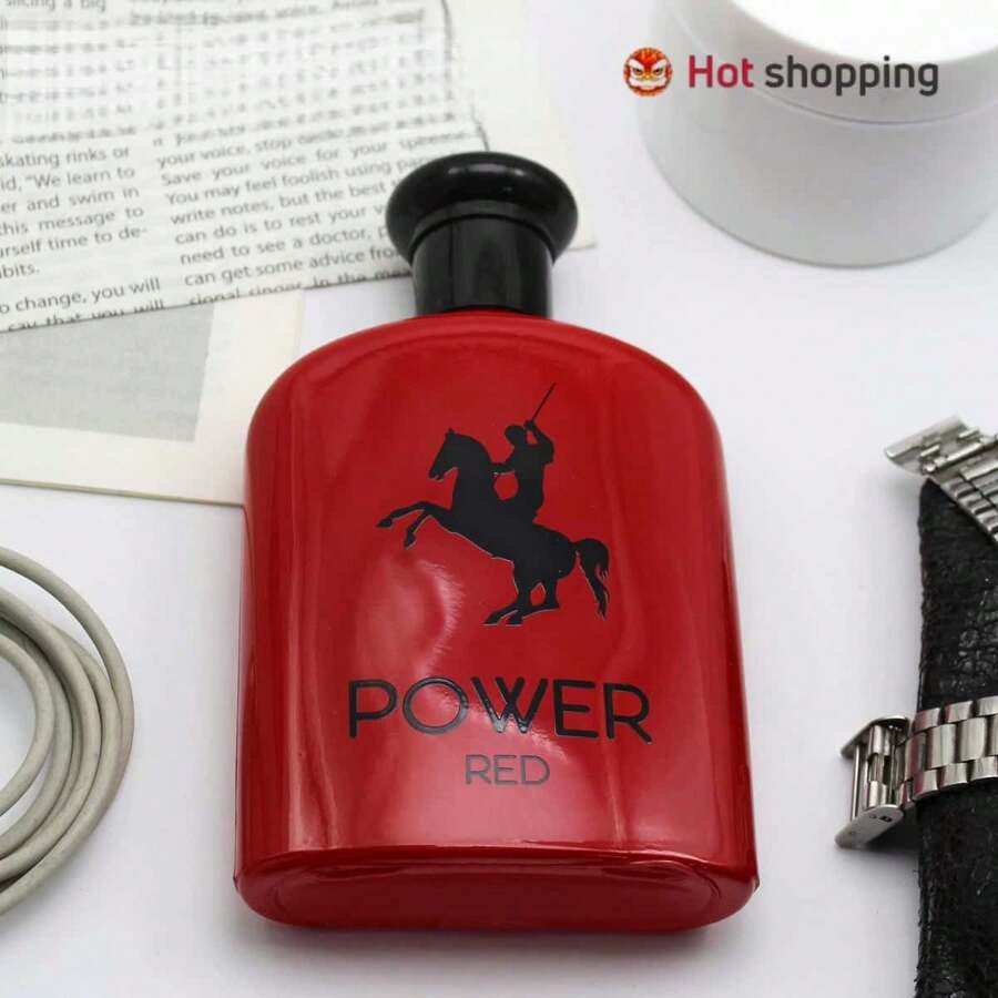 HOT SHOPPING Perfume de hombre, 100ml, notas amaderadas especiadas, hombre carismático, altamente distintivo, nuevo envase, fácil de llevar, encanto cálido y misterioso, ideal para todos los hombres. - Notas amaderadas especiadas - Ver 1