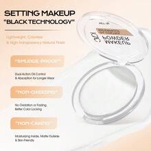 Oil Control, Powder-Free Contouring Compact Powder - Suitable For All Skin Tones, Skin-Friendly Formula, Long-Lasting Natural Bare-Faced Makeup - 5# - View 7