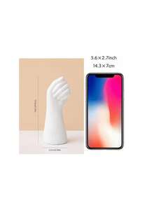 1件现代简约手工造型花瓶，北欧ins风人体雕塑造型，手工插花水培装饰 - 白色 - 查看 4