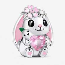 1pc Fashionable Pure Silver Cat & Fish Tank Pendant Beads, Suitable For Women Bracelet/Bangle DIY Jewelry Making And Daily Decoration, Girls Accessories - Beaded 2 - View 11