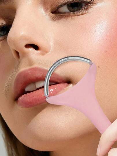 3/1 szt. depilator do twarzy - bezbolesny depilator do twarzy, przenośny depilator sprężynowy, narzędzie do woskowania sprężynowego, lekkie narzędzie do depilacji, odpowiednie zarówno dla mężczyzn, jak i kobiet, idealne do górnej wargi, brody, twarzy, szyi, ramion i nóg - łatwe w użyciu, przenośne narzędzie do pielęgnacji urody DIY, wodoodporne, hipoalergiczne