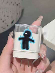 5pcs Flame Man TPU Charging Cable/Data Line Protector, Suitable Compatible With Apple 18W/20W Fast Charger Adapter Protective Case - Multicolor - View 3