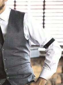 Băng tay co giãn điều chỉnh được, chống trượt, giữ cố định tay áo, băng tay co giãn, băng tay màu trắng, găng tay, ống tay áo, trang phục mùa thu, trang phục Halloween, băng tay màu đen, quà tặng cho nam giới. - Nhiều màu - Xem 2