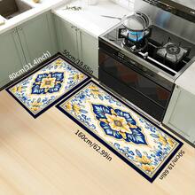1pc Polyester Drainage Mat, Suitable For Kitchen, Living Room, Entrance, Balcony, Home Decor, Anti-Stain, Coffee Shop, Bar, Holiday, Party, Bedroom, Bathroom, Laundry Room - Multicolor - View 16