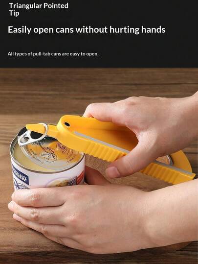 1个多功能开罐器，防滑轻松开盖夹，瓶盖开启器，厨房小工具