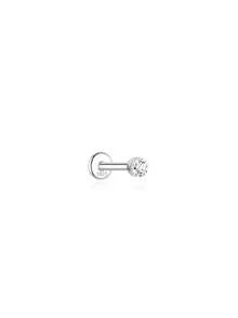 Moissanit Ohrstecker für Frauen und Männer 0,03-0,3CT S925 Sterlingsilber hypoallergene Ohrringe Hochzeitsschmuck für Frauen und Männer D Farbe VVS1 Klarheit - Silber - Übersicht 8
