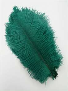5pcs 12-14 Inch Colorful Artificial Ostrich Feathers, Handmade Crafts, Wedding Decor, Tabletop Centerpiece, Carnival Decoration - 5pcs 30.35cm Ostrich Feathers - View 14