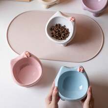 Bát ăn cho mèo bằng gốm sứ đáng yêu, bát đựng thức ăn cho mèo/chó, bát đựng thức ăn cho mèo, bát đựng thức ăn cho mèo, bát đựng nước cho mèo, đồ dùng cho thú cưng - 90ml - Xem 4