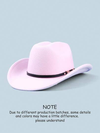 1 chiếc mũ mềm kiểu miền Tây, mũ cao bồi da cài nút kiểu Bohemian, một phụ kiện thời trang phù hợp cho mùa tựu trường, mặc hàng ngày, du lịch, tiệc cao bồi miền Tây, lễ hội, tiệc Halloween và nhiều dịp khác.