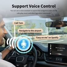 車載 AI Box 無線轉接器,支援 CarPlay 與 Android Auto,有線轉無線,即插即用,Type-C USB 接口 - M25- - 查看 3