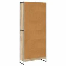 Libreria 2 pezzi Sonoma 80 x 30 x 155 cm Legno composito - Castano - Visualizzare 7
