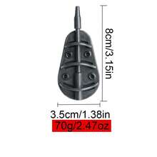 1 cái mồi câu cá chép FTK, 20g-90g, chất liệu hợp kim kẽm, thích hợp cho câu cá chép nước ngọt. - Nhiều màu - Xem 10