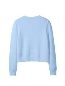 Long Sleeve Ribbed Knit Cropped Cardigan For Women, Button Down Crop Top For Street Style & Layering Outfits,Women Sports Jackets,Spring Outfits For Women,Summer Outfits For Women,Summer Clothes,Beachwear,Vacation Outfits Women,Vacation Essentials - 藍色 - 查看 6