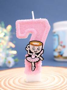 Delicate Melting Brain Candle, DIY Puzzle Monster Abstract Candle, Party Favors, Cake And Dessert Decorative Candles, Anniversary Number Candles - Multicolor - View 18