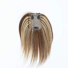 Toupee Hairpieces For Women, 10 Inch Hairpieces For Women, Human Hair With Thinning Hair, Dark Brown, No Bangs - 10 inc P4 - 查看 7