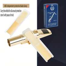 1 Box Alto Saxophone Reeds, 2.5 Strength, Professional Alto Sax Reeds, Pointed Tip Single Reed, Powerful Tone, Suitable For Beginners, Thick Tip Single Reed, Rich Tone, Easy To Play, Woodwind Instrument Accessories, Other Universal Instrument Accessories, Instrument Picks, Suitable For Performance, Practice, Recording, Classroom Teaching, Wind Instruments And Woodwind Instruments, Mini Instruments, Guitar Picks, Music Gifts, Teacher Gifts, Perfect Travel Instrument - Multicolor - View 2