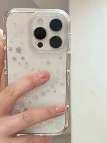 优雅多巴胺彩色水晶水钻手机壳,兼容 16 Pro Max、15新款、16、13、14、15 Pro,透明防摔保护壳,女士适用 - 無色 - 查看 8