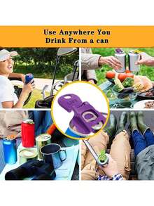 1/3/6pcs Colorful Beverage Can Openers, Suitable For Soda, Beer, Cola, Prevent Insects, Bees, Dust Entry, Applicable For Party, BBQ, Beach - View 4