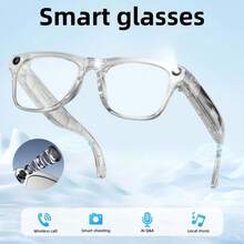 New Smart Glasses, 100W Camera, Clear Image Quality No Shaking, 260mAh Large Capacity Battery, Built-In Flashlight Can Be Used As Torch, Camera Battery Life Up To 100 Minutes - Multicolor - View 12