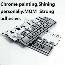 Veteran Edition Emblem Car Decals, Retired Soldier 3D Metal Material Sticker, Veteran Letters Raised Metal Fenders Decal Car Badges,2PCS(Silver/Black) - Fv黑色/紅色 - 查看 5