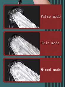 3 Modes Adjustable Large Panel Handheld Shower Head Pressurized Shower Head For Household Bathroom - Spiral Panel - View 11