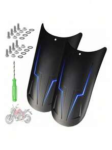 Extensión Delantera Traser Salpicadera Universal Para Motos - A - Ver 9