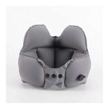 2026 New Model Launched Inflatable U-Shaped Pillow Portable Travel Neck Pillow Neck Scarf Long Distance Airplane High Speed Rail Sleeping Pillow - 灰色 - 查看 1