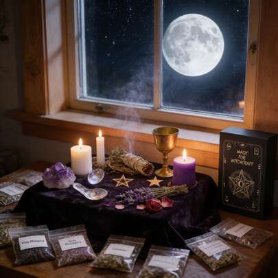 60pcs Herbs For Witchcraft, Dried Herbs And Flowers Kit For Witch Beginner, Bulk Herb Gift Set For Wicca, Pagan, Magic Spell, Altar Supplies, Candle And Soap Making