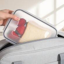 24Pcs Stackable Airtight Food Storage Containers Set, Leakproof Meal Prep Lunch Boxes With Removable Silicone Seal & Sealing Clips, Plastic Kitchen Organization Canister, Dishwasher Freezer Oven 120°C, Various Shapes Sizes - 查看 8