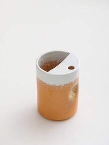 1 cốc sứ nung 600ml có ống hút, cốc cà phê văn phòng bằng sứ nung kiểu Mỹ sáng tạo, cốc nước dung tích lớn, cốc đồ uống, cốc gia đình, cốc nước, cốc sữa, cốc nước sứ dung tích lớn hình dạng bất đối xứng tối giản có ống hút, cốc phong cách retro sáng tạo, cốc cà phê gốm thô - Nhiều màu - Xem 7