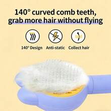 Bàn chải chải lông thú cưng, lược gỡ rối, bàn chải loại bỏ lông, đa năng cho chó. - Nhiều màu - Xem 6