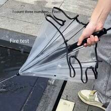 Transparent Umbrella Water Blaster, 2-In-1 Water Gun & Shield For Outdoor Water Fights-Transparent Water Blaster Umbrella, Dual-Purpose Water Gun & Shield For Outdoor Summer Activities - Multicolor - View 5