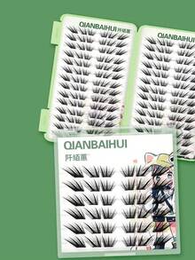 Mi giả mắt mèo 168 chùm - Mi giả tự dính kiểu Manga, đã được dán sẵn keo, kiểu dáng mềm mại, cong chữ C. - Xem 7
