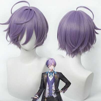  Yewell 12 Inch Cosplay Wig Role-Playing Headgear Daily Series Japanese Cosplay Headgear Series Multi-Style Interpretation Of Cartoon Anime Suitable For Private Parties Daily Role-Playing Halloween