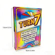 TURN 7 Card Game - Fun Luck & Strategy Fast-Paced Game | Easy To Learn | Perfect For Game Nights, Family Gatherings & Holiday Gifts - Multicolor - View 3