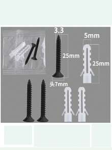 1 Pc Guitar Wall Mount With Adjustable Hooks, Universal Design, Suitable For Guitar, Ukulele, Bass, Erhu And Other Instruments. - Black - View 10