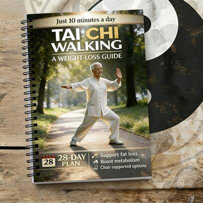 Sổ tay hướng dẫn giảm cân bằng Thái Cực Quyền, kế hoạch tập luyện 28 ngày với các bài tập Thái Cực Quyền 10 phút mỗi ngày, sổ lập kế hoạch tập luyện ngồi trên ghế dành cho người cao tuổi, hỗ trợ giảm cân và tăng cường trao đổi chất, món quà lý tưởng cho người đam mê thể dục, người cao tuổi và bất cứ ai đang tìm kiếm bài tập thể dục nhẹ nhàng.
