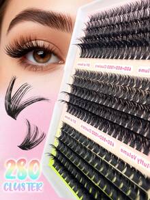 240/144/240 根蓬松睫毛簇，60D/80D/100D 单根睫毛，浓密簇状睫毛嫁接，D型卷翘睫毛簇，单根睫毛，9-16mm 纤细簇状睫毛，适合旅行、日常佩戴（新手友好）、婚礼、约会、派对和节日。是节日礼品睫毛套装的理想之选。 - D - 查看 3