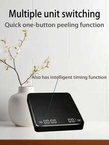 3kg Báscula de cocina digital con función de tara, báscula electrónica de precisión para cocinar y hornear, medición en múltiples unidades (pilas AAA no incluidas) - Multicolor - Ver 5