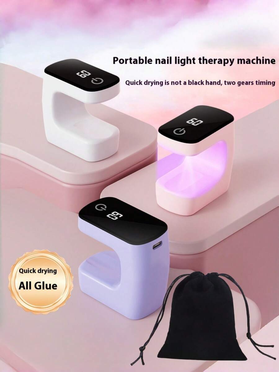 Portable Rechargeable UV/LED Nail Lamp For Gel Nails, Fast-Cure Mini Nail Dryer With Manual Button Control & Flash Mode, 30s/60s Timer For Builder Gel And Nail Art, Cordless Travel & Home Manicure Essential, Perfect For Nail Beginners, Mobile Technicians, DIY Enthusiasts, Great Christmas Stocking Stuffer, Valentine's Day Gift, Mother's Day Present