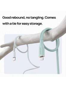 anker Apple MFi Certified Durable Bending Resistant Charging Cable, Made Of Anti-Bending Material, Long-Lasting, Fast Charging, For Phone Battery - Multicolor - View 2
